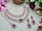 2 Layer Elegant Partywear Necklace Set for Women 