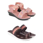 Combo of Flats & Sandals for Women 