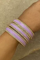 Plastic Traditional Stoned Chudha for Women 