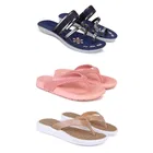 Combo of Flats with Slippers for Women 