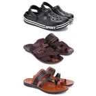 Combo of Clogs with Slippers for Men 