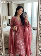 Silk Blend Punjabi/All Over Suits for Women 