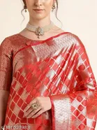 Organza Zari Woven Saree for Women 