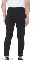 Cotton Blend Sports Pant for Men, Black & Grey 