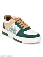 White & Casual Trendy Sneakers for Men 