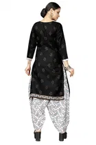 Cotton Blend Printed Salwar Suit with Dupatta for Women 