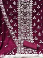 Georgette Embroidery Work Salwar Suit Material for Women 