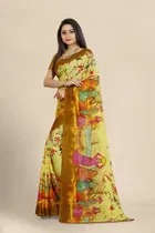 Georgette Printed Saree for Women 