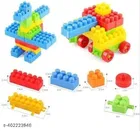 Plastic 100 Pcs Block Toys for Kids (Multicolor, Set of 1)