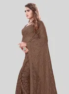 Net Floral Saree for Women 