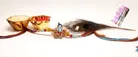 Alloy Rakhi with Greeting Card & Roli Chawal 