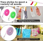 Windproof Anti-Slip Clothes Washing Line Drying Nylon Rope with Hooks/Nylon Clothesline Rope/Cloth Drying Rope/Rope for Cloth Drying