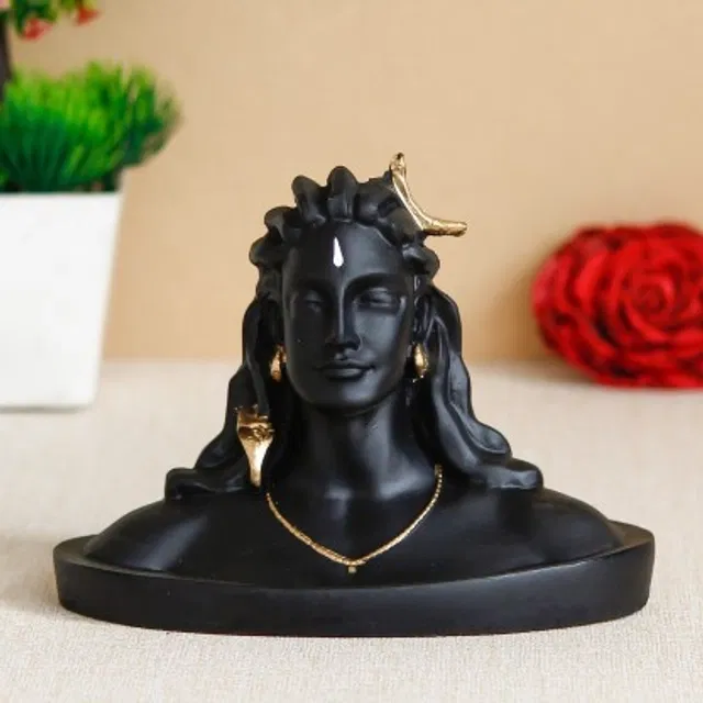 MAGIC PLUS Adiyogi Shiva Statue Decorative Showpiece (Pack of 1)