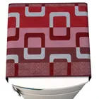 Knit Printed Fridge Top Cover with Side Pockets 