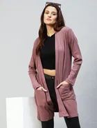 Pure Cotton Solid Shrug for Women 