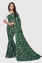 Georgette Printed Saree for Women 