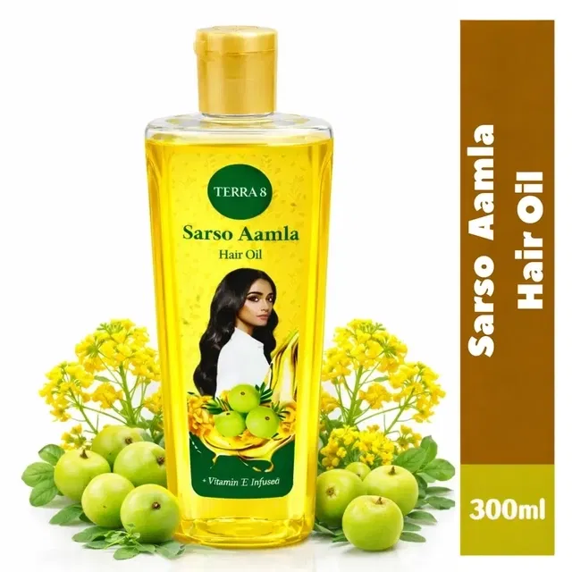 टेरा 8 सरसो अमला हेयर आयल 250ml (बोतल)