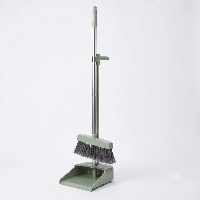 Long Handle Dustpan & Brush Set Assorted ANY 1 Colour