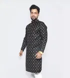 Cotton Printed Full Sleeves Kurta for Men 