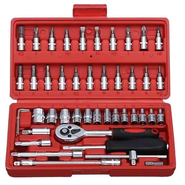 Shopper 52 Hand Tool Kit, Multicolor, (Set Of 1,  46 In 1 Pcs)