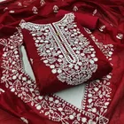 Unstitched  Embroidered Dress Material for Women & Girls 
