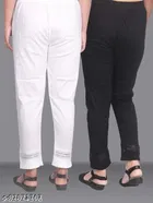 Cotton Lycra Trouser for Women 