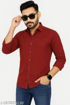 Polycotton Solid Shirts for Men, Multicolor 