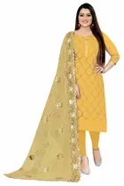 Chanderi Cotton Unstitched Dress Material for Women 