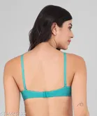 Cotton Blend Solid Padded Bra for Women 