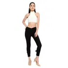 Denim Straight Fit Jeans For Women, Black 