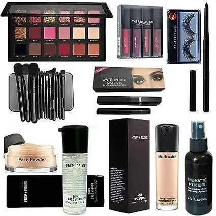Face Makeup Combo for Women, Multicolor, Set of 1