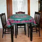 PVC Printed 4 Seaters Table Cover 