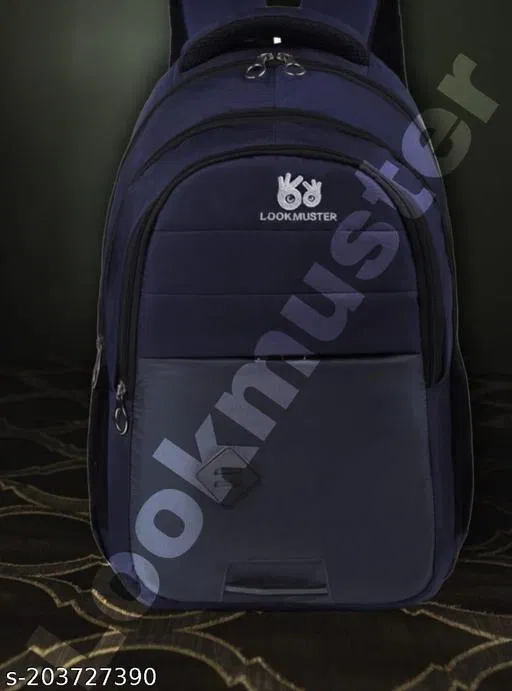 Nylon Backpack for Men & Women, Blue