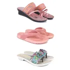 Combo of Heels with Slippers & Flats for Women 