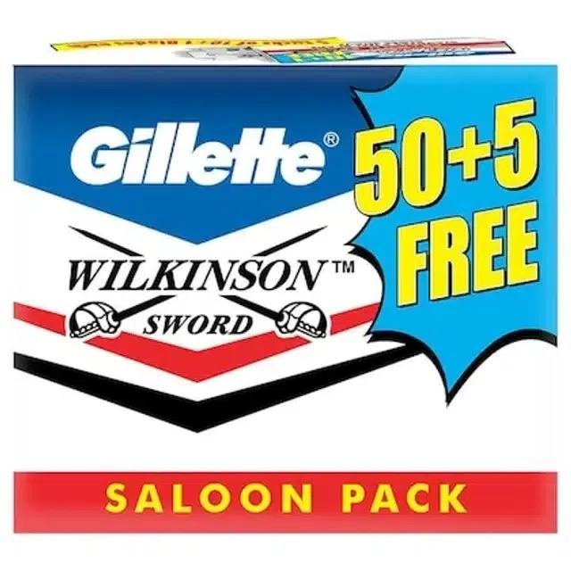 Gillette Wilkinson Sword Saloon Blades - (Pack Of 50)