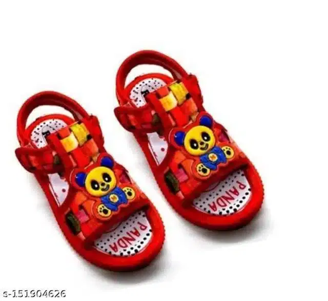 LifeO Sandals for Kids (Red, 12-15 Months)