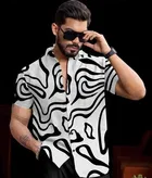 Silk Full Sleeves Shirt for Men (Multicolor, S)