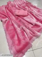 JImmy Choo Saree for Women, Pink 