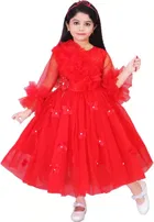 Netted Frock for Girls 