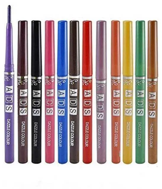 Lenon Makeup Accessory Dazzle Pencil Eyeliner (Multicolor) (12 g) (D186)