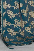 Trendy Heavy Georgette Saree with Blouse Piece For Women 