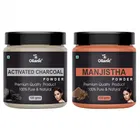 Natural Activated Charcoal & Manjistha Powder for Skin & Hair 