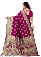 Silk Zari Woven Saree for Women 