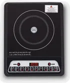 Immutable 2000 W crystal Tiles Induction Cooktop Push Button, Black, Pack of 1