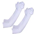 Cotton Solid Full Hand Gloves for Men & Women 