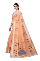 Saree with Unstitched Blouse for Women 