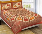 Cotton Queen Bedsheet with 2 Pillow Cover 