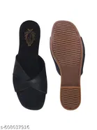 Shoetopia Black Solid Espadrille 