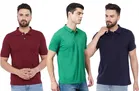Polo T-shirts for Men, Pack of 3 