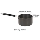 TerraHome Hard Anodised Sauce Pan 900 ml 14cm